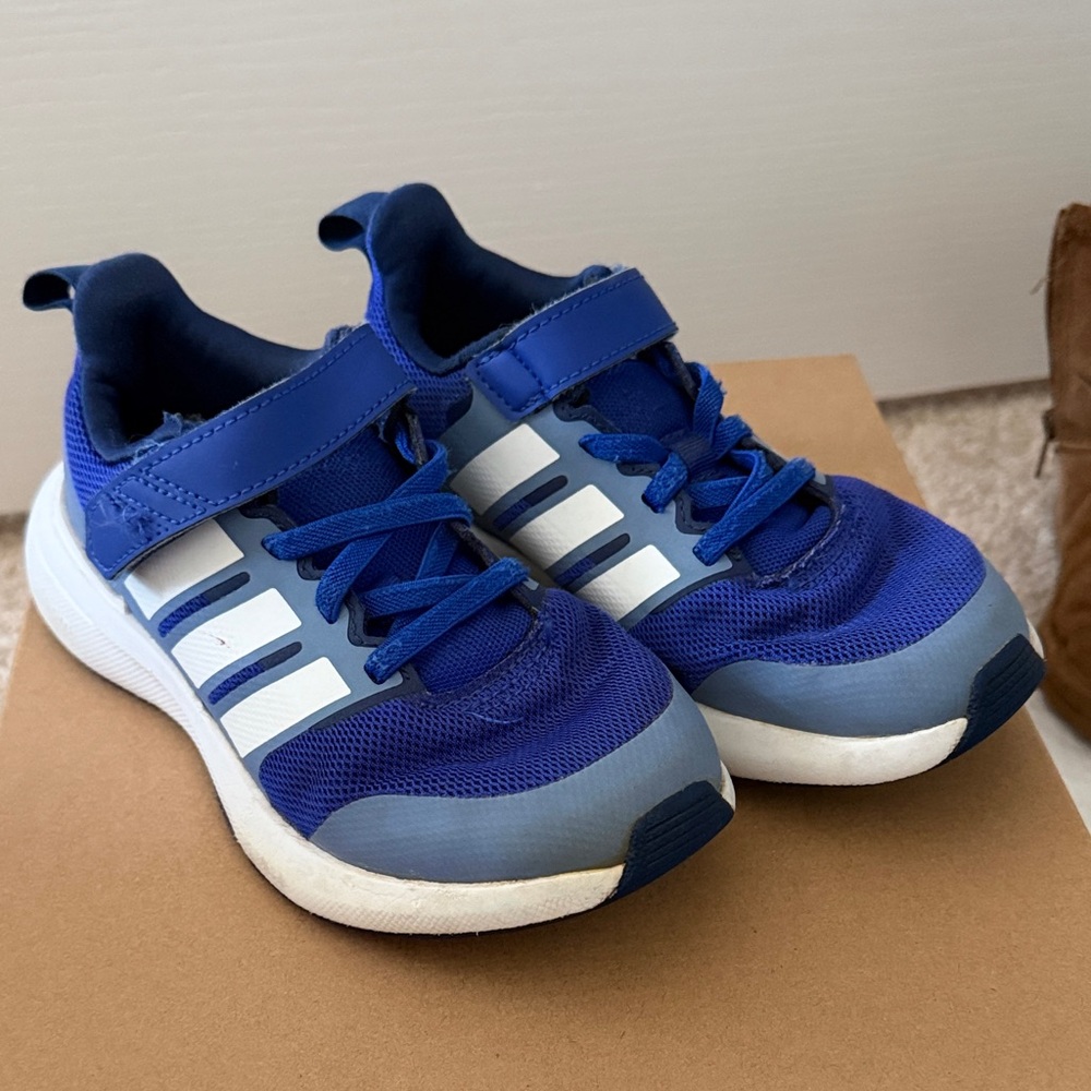 adidas Kids Blue and White Sneakers